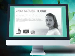 Céline Cousteau + LaPrairie